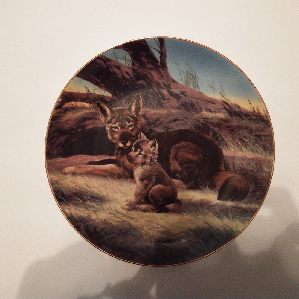 WS George Collector plate The Red Wolf